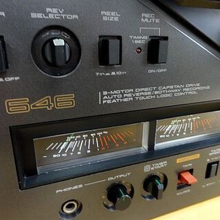 1981年製 アカイ AKAI GX-646BL オープンリールデッキ 高級録再テープ 