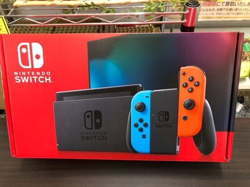 任天堂 NINTENDO SWITCH ニンテンドウスイッチ ネオンブルー ネオンレッド HAD-S-KABAA ※未使用品