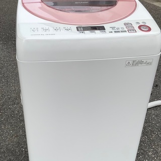 RKGSE-599】特価！シャープ/SHARP/8kg/全自動洗濯機/ES-GV80R-P/中古 
