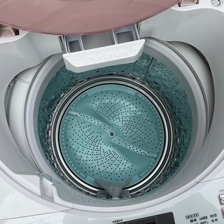 RKGSE-599】特価！シャープ/SHARP/8kg/全自動洗濯機/ES-GV80R-P/中古 