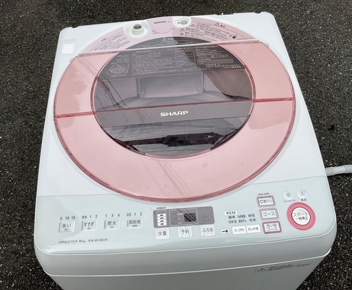 洗濯機 SHARP ES-GV80R