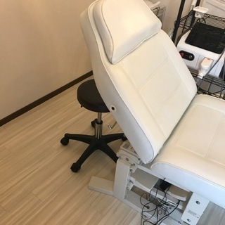 電動 エステサロン ベット 白
