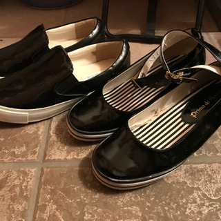 黒の靴 2つセット