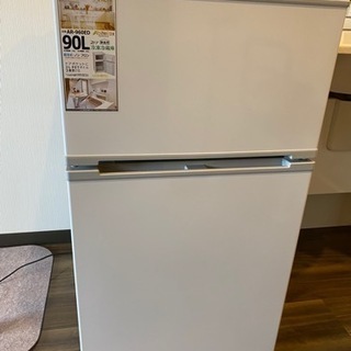 90L 2ドア冷凍冷蔵庫 ほぼ新品の画像