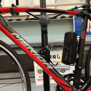 【ほぼ新品】MERIDA メリダ ロードバイク 自転車 SCULTURA 400 Sサイズ 変速あり 空気入れ/スタンド付【ユーズドユーズ名古屋天白店】 J1124
