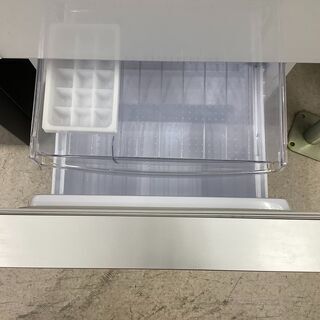 SHARP/シャープ 2ドア冷蔵庫 ガラスドア 137L SJ-G14E4-W 2017年製