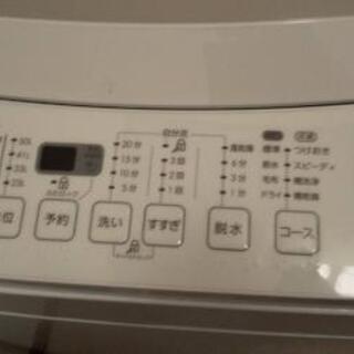 【ネット決済】6㎏の全自動洗濯機。使用回数少ない。