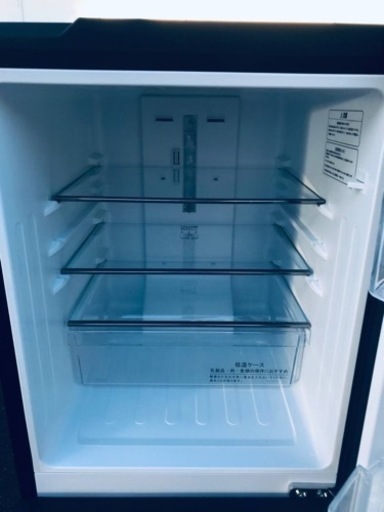 ①✨2019年製✨1644番 Hisense✨2ドア冷凍冷蔵庫✨HR-G13A-BR‼️