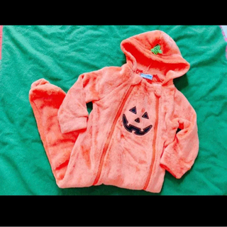 【決まりました】ハロウィン 仮装 かぼちゃ ロンパース 80cm