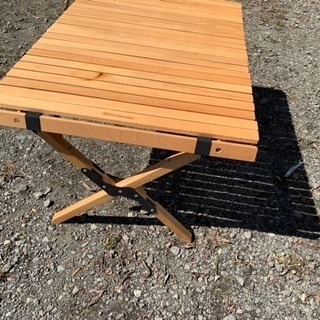 24年6月まだあります【Hilander】ウッドロールテーブルハイランダー