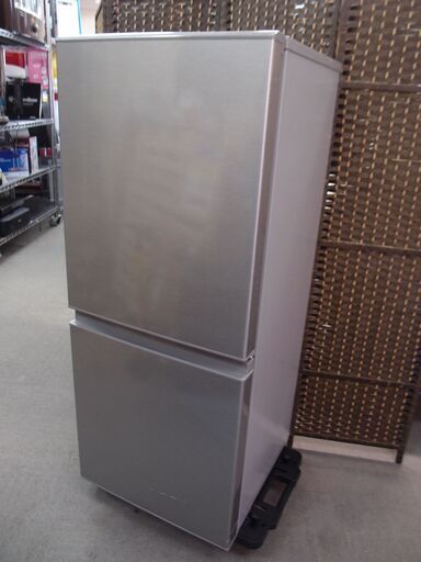 2020年製 AQUA ノンフロン冷凍冷蔵庫 AQR-13J(S) 定格内容積126L 