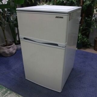 アビテラックス 2ドア冷凍冷蔵庫 96L ホワイトストライプ A...