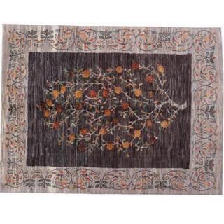 201x154cmギャッベ(247）リビング・マット・じゅうたん・ペルシャ・ラグ