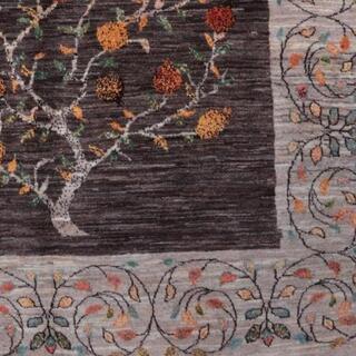 201x154cmギャッベ(247）リビング・マット・じゅうたん・ペルシャ・ラグ