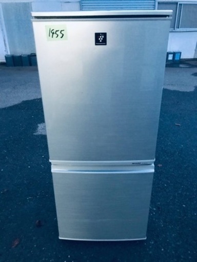 ③1455番 シャープ✨ノンフロン冷凍冷蔵庫✨SJ-PD14X-N‼️
