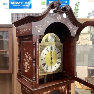 ドイツ製 螺鈿細工ホールクロック（インテリア）【トレファク 川越店