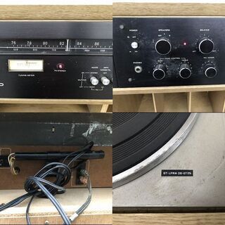 ★動作〇★ レトロ オーディオ Lo-D S-2300 ターンテーブル ラジオ 日立