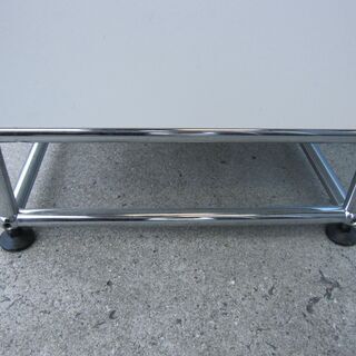 USMハラー　ホワイト　2列3段　キャビネット　雑誌架　