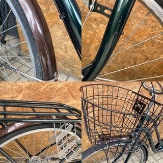 EFORTE シティサイクル26インチ 外装6段変速 お買い物 街乗り