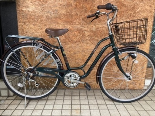 EFORTE シティサイクル26インチ 外装6段変速 お買い物 街乗り