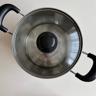 深型両手鍋　22㎝　深さ15㎝　調理器具　