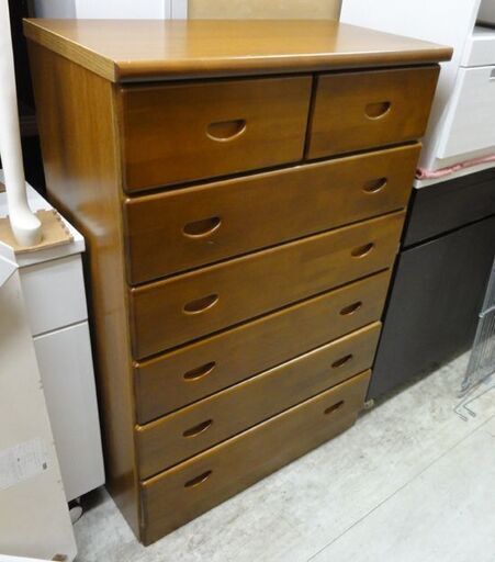 6段 ハイチェスト 幅 80cm 引き出し収納 箪笥 タンス 札幌 中央区 南12条店