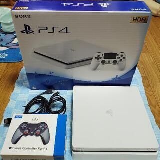 お値下げ可 美品 PS4本体 ＆ ワイヤレス連打機能付きコントローラー