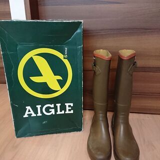 AIGLE 長靴 38サイズ(箱あり)