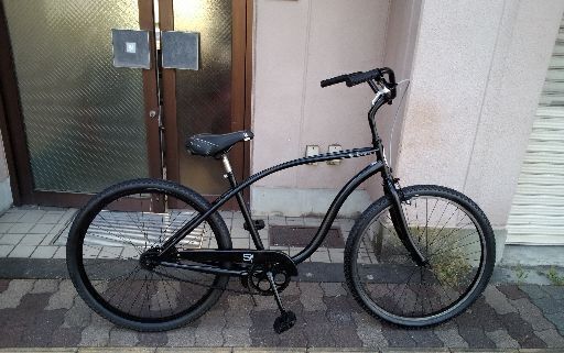 Schwinn[シュイン]S-1 26吋ビーチクルーザー シングル/ブラック