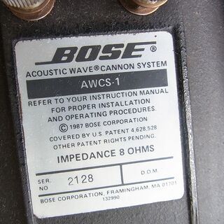 BOSE AWCS-1 キャノンウーファー　現状品