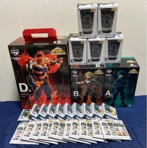 【新品未開封】一番くじ　ヒロアカ　フィギュア　2体　+下位賞25個