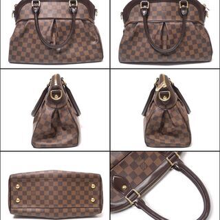 AA609 ルイヴィトン ダミエ トレヴィ PM ハンドバッグ N51997