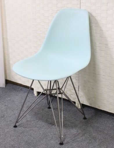 Herman Miller/ハーマンミラー イームズプラスチックサイドシェルチェア エッフェルベース アクアS  椅子 中古家具 店頭引取歓迎 R4338)