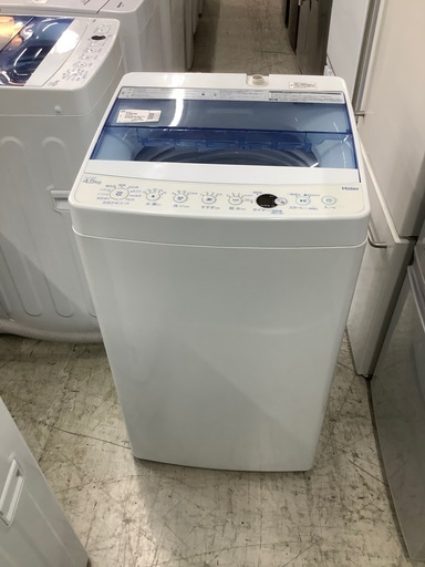 安心の6ヶ月保証付！！ Haier　4.5kg全自動洗濯機　JW-C45FK  2020年製