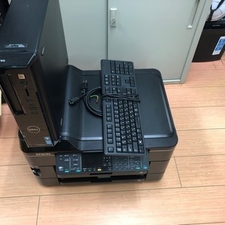 【ネット決済】デスクトップパソコン&プリンターセット