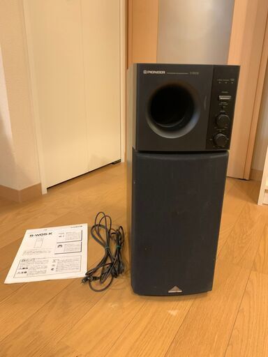 Pioneer パイオニア S-W05-K アンプ内蔵サブウ ーファー-