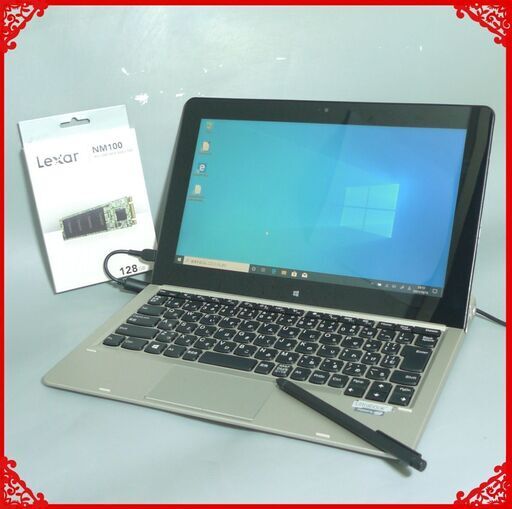 中古美品 タブレット 新品超高速SSD フルHD 11.6型 NEC PC-VK12CSZEK 第5世代 CoreM 4GB 無線 Bluetooth webカメラ Windows10 Office