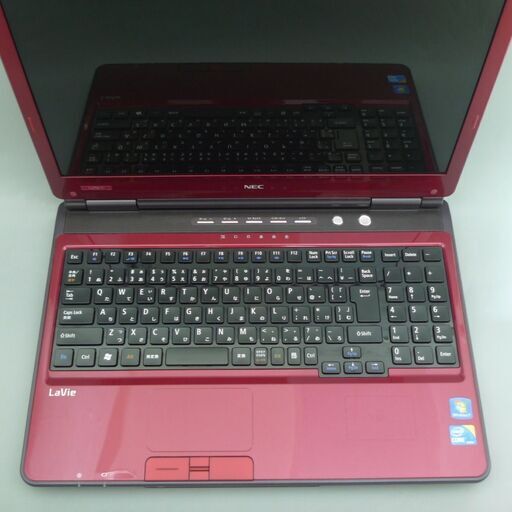 即使用可 レッド 赤 ノートパソコン 中古良品 15型ワイド NEC PC-LL750CS6R Core i5 4GB 640GB Blu-ray 無線 Wi-Fi Windows10 Office 即使用可 レッド 赤 ノートパソコン 中古良品 15型ワイド NEC PC