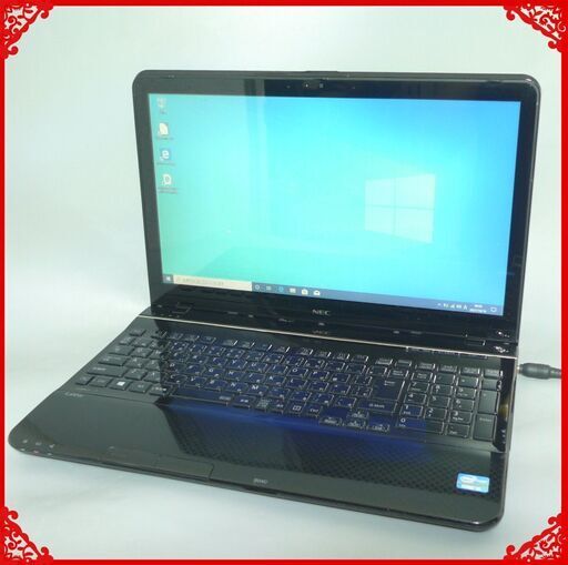 新品爆速SSD ノートパソコン 中古良品 15.6型ワイド NEC PC-LS550JS6B 第2世代Core i3 8GB Blu-ray 無線 webカメラ Windows10 Office