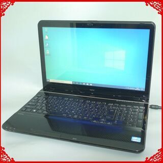新品爆速SSD ノートパソコン 中古良品 15.6型ワイド NEC PC-LS550JS6B 