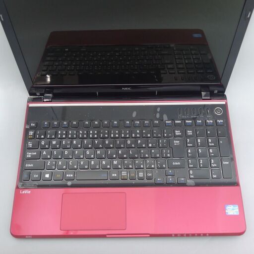 新品爆速SSD 中古美品 レッド ノートパソコン 15型ワイド NEC PC-LS350MSR 第3世代 i3 8GB Blu-ray 無線 webカメラ Windows10 Office 新品爆速SSD 中古美品 レッド ノートパソコン 15型ワイド NEC PC