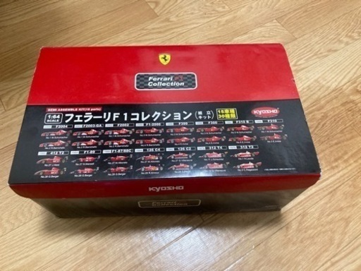 (未組立)京商フェラーリF1フェラーリ/1:64スケール/15車種30種類/18台