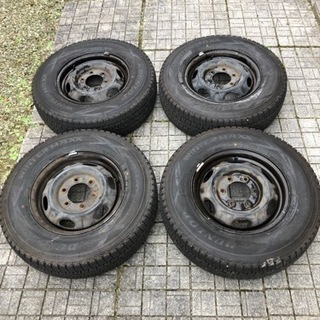 【決まりました‼️】195/80R15 ホイールセット　バリ溝