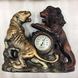 ライオンとトラの温度計