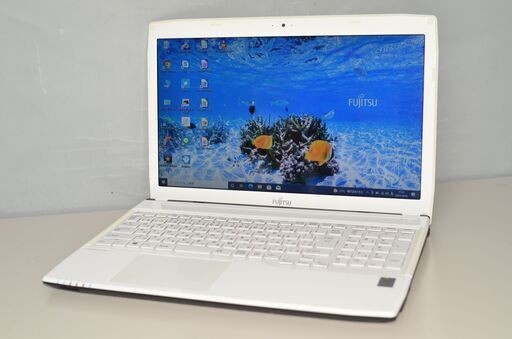 中古良品 ノートパソコン 最新Windows10+office 爆速SSD128GB 富士通 AH42/M Pentium/メモリ4GB/無線/DVDRW/テンキ/HDMI/便利なソフト多数