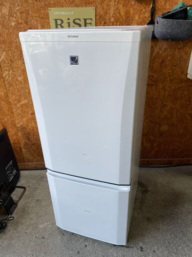 P1609　三菱　１４６L　2013年　2ドア冷蔵庫