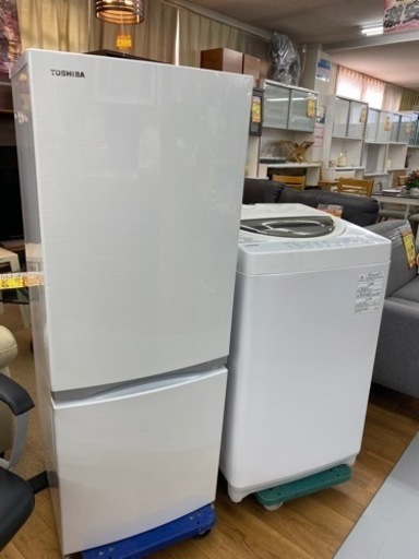 I379　超大特価！一人暮らし応援！！TOSHIBA　冷蔵庫153L洗濯機6.0kセット