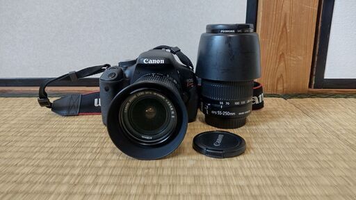 一眼レフカメラ　Canon Kiss X5 純正シャッターケーブル＆スタンドセット