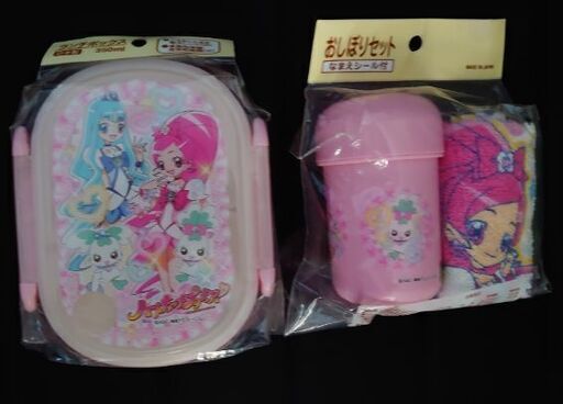 ハートキャッチプリキュア　ランチボックス　弁当箱　タオル　レジャーシート