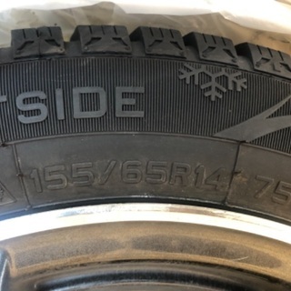 【取引完了】🚗軽自動車　スタッドレスタイヤ　バリ山4本セット🚙